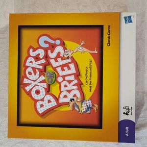 Board Game/Adults -Boxers or Briefs Can you predict what your friends will Pick?